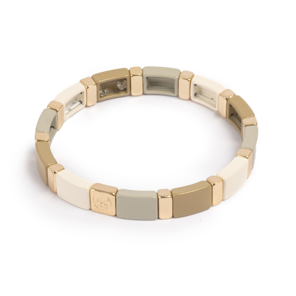 Emaljert armband Beige 3016-0306 - Image 1