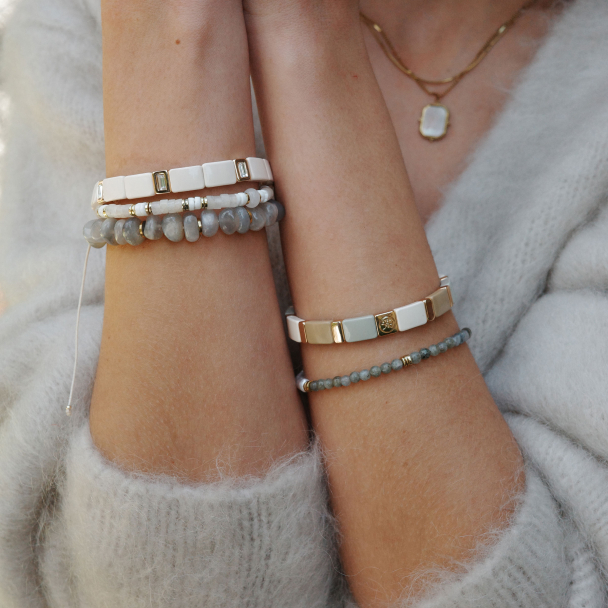 Emaljert armband Beige 3016-0306 - Image 2