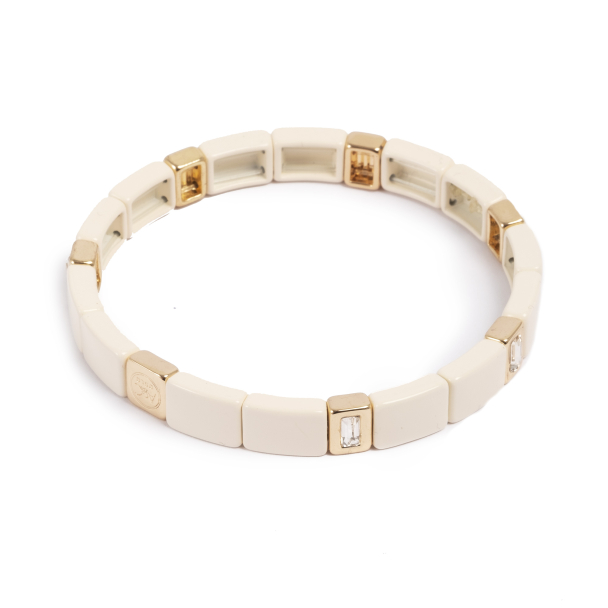 Emaljert Armband Cream - Image 1