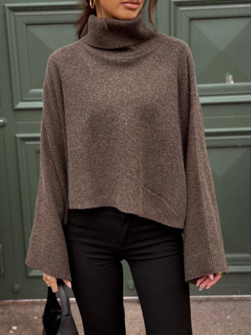 Felina Knit Cape Roll Neck - Delicioso