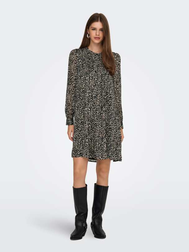 ONLMAVIE LIFE LS SHORT LOOSE DRESS WVN - Image 4