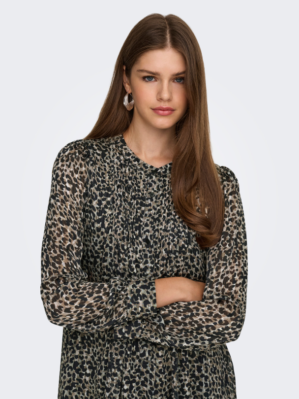 ONLMAVIE LIFE LS SHORT LOOSE DRESS WVN - Image 5