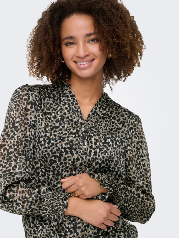 ONLMAVIE LIFE LS LOOSE SMOCK TOP WVN - Image 4