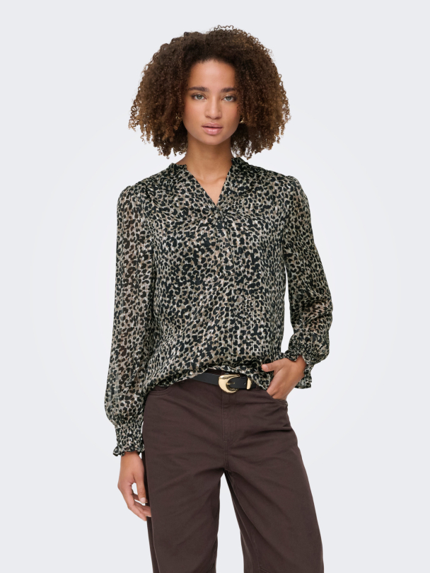 ONLMAVIE LIFE LS LOOSE SMOCK TOP WVN - Image 5