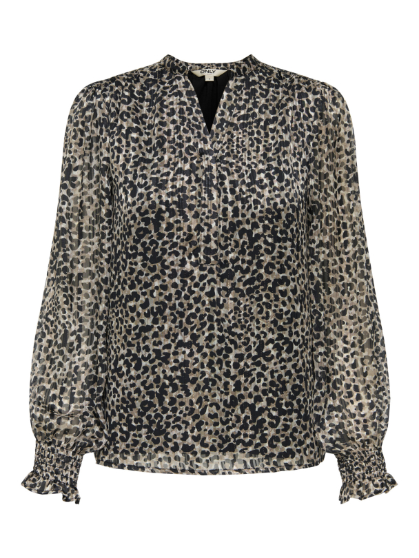 ONLMAVIE LIFE LS LOOSE SMOCK TOP WVN - Image 1