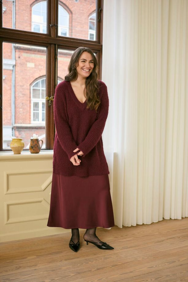 Kaffe Curve Ania lang strikkegenser - Image 2