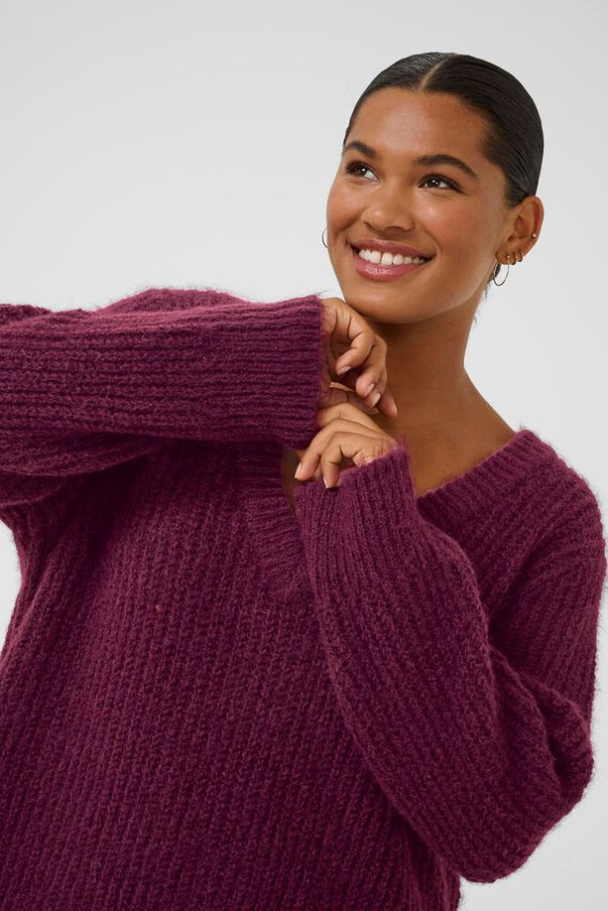 Kaffe Curve Ania lang strikkegenser - Image 7