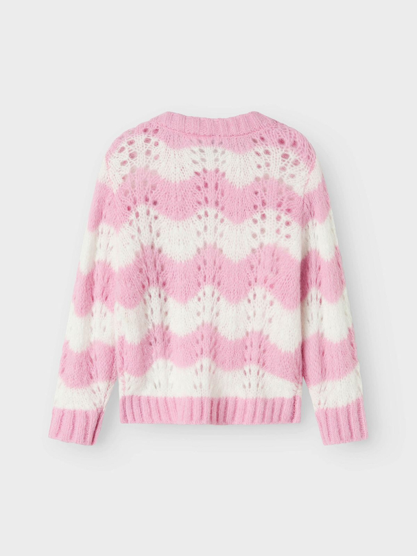 NMFDamilla strikkegenser, rosa - Image 2