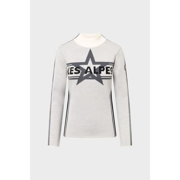 Les Alpes Star Sweater - Snow White