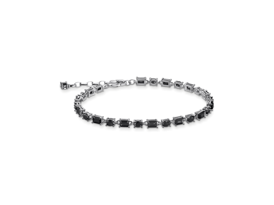 Thomas Sabo - Rebel At Heart Svart Tennisarmbånd 