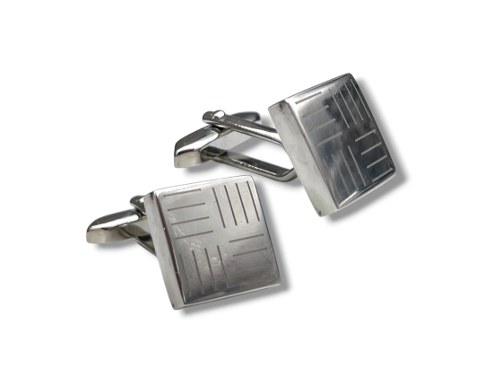 Rhd. messing mansjettknapper 