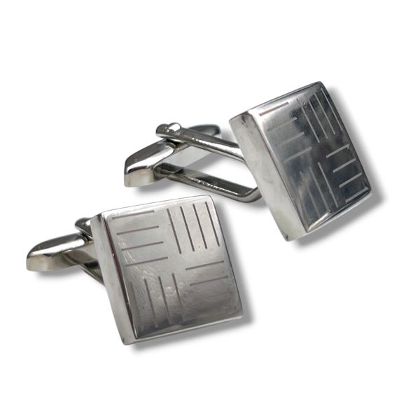 Rhd. messing mansjettknapper 