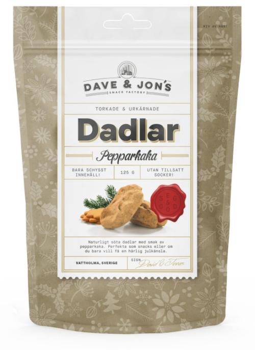 Dadler Pepperkake 125g Dave & Jon's