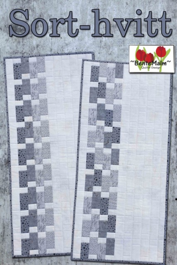 Bente Malm- Sort- hvit