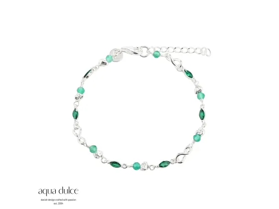Armbånd - Green Garden (Sølv)