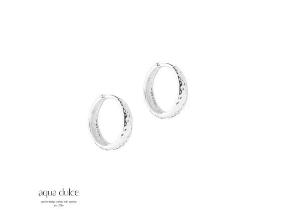 Øreringer - Cappa Medium (Sølv)