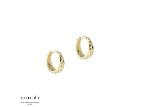 Øreringer - Cappa Small (Forgylt)