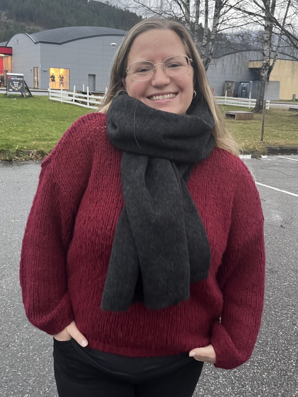 Lune Norden skjerf i ull og alpakka