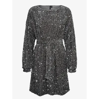 Bella Boatneck Sequin Dress