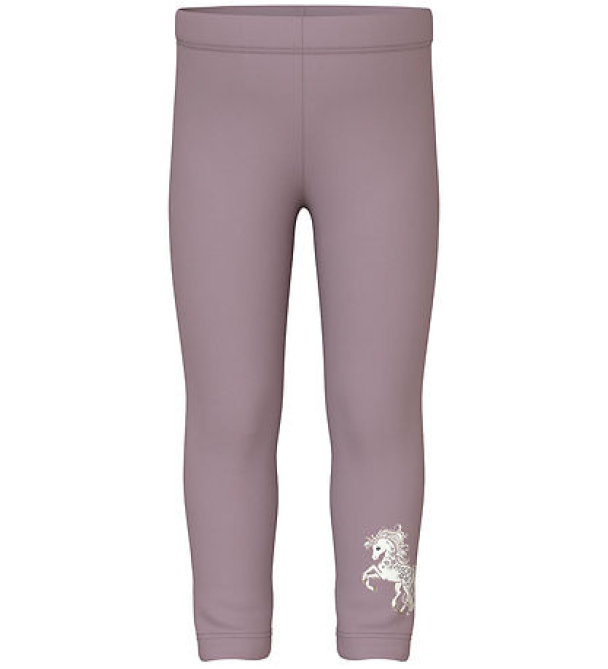 NMFDavina leggings, lilla - Image 1