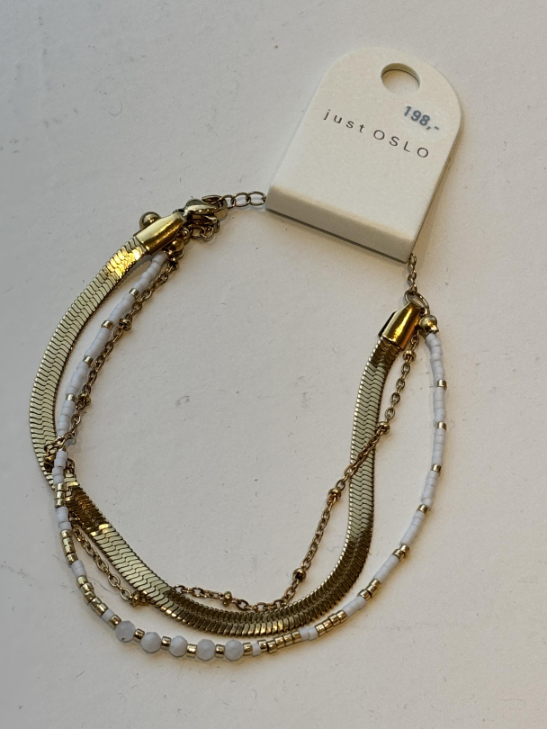 Armband 3-rads Snake 3036-0010