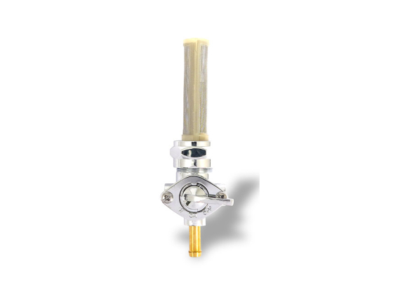 Petcock, late OEM style, down outlet