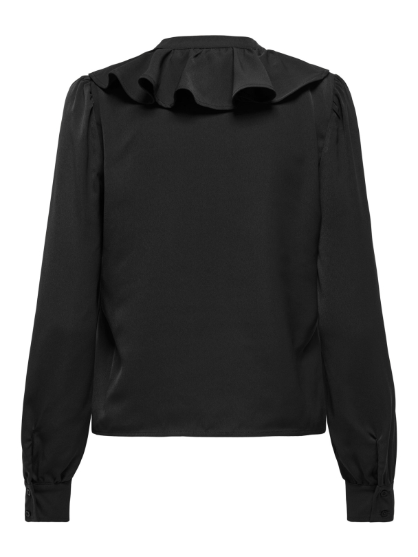 ONLTHALIA LIFE LS V-NECK FRILL TOP WVN - Image 2