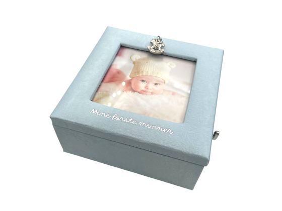 Minneskrin - Blå "Mine første minner"m/musikk