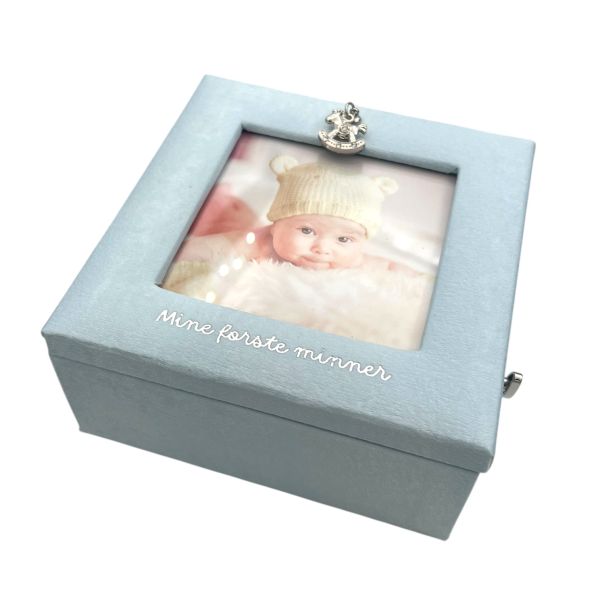 Minneskrin - Blå "Mine første minner"m/musikk
