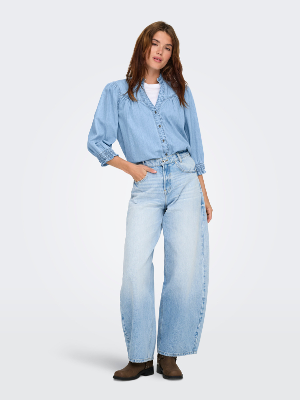 ONLRAYA 3/4 SHIRT DNM AKM NOOS - Image 2