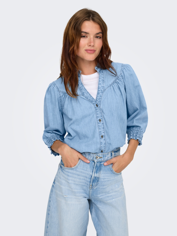 ONLRAYA 3/4 SHIRT DNM AKM NOOS - Image 6