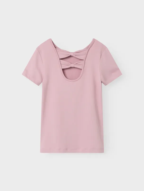 NKFJennifa slim top, rosa - Image 2