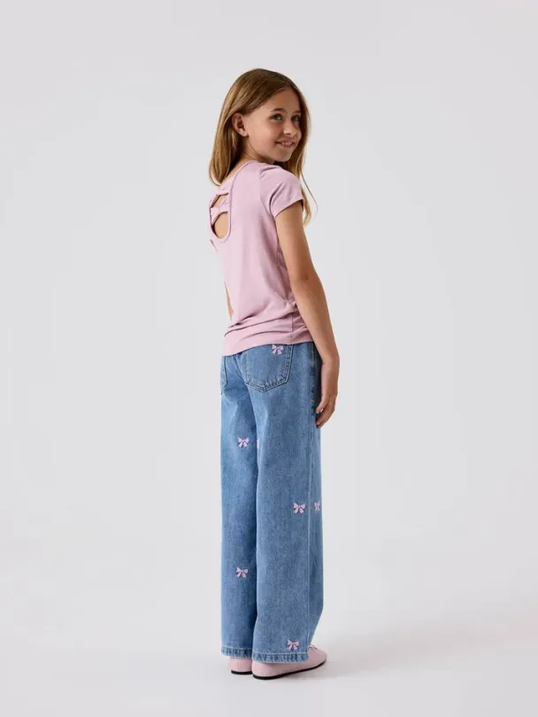 NKFJennifa slim top, rosa - Image 3