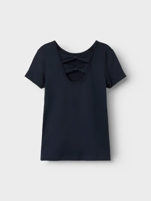 NKFJennifa slim top, mørkblå - Image 2