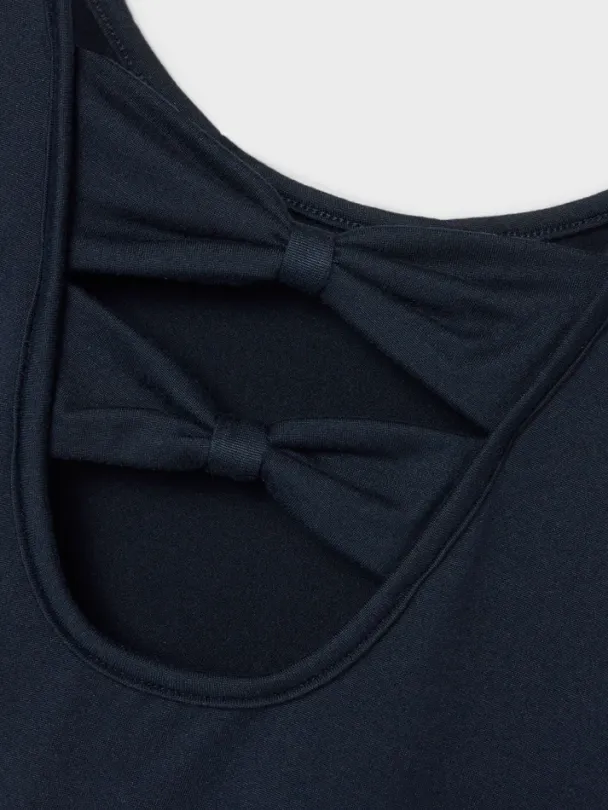 NKFJennifa slim top, mørkblå - Image 3
