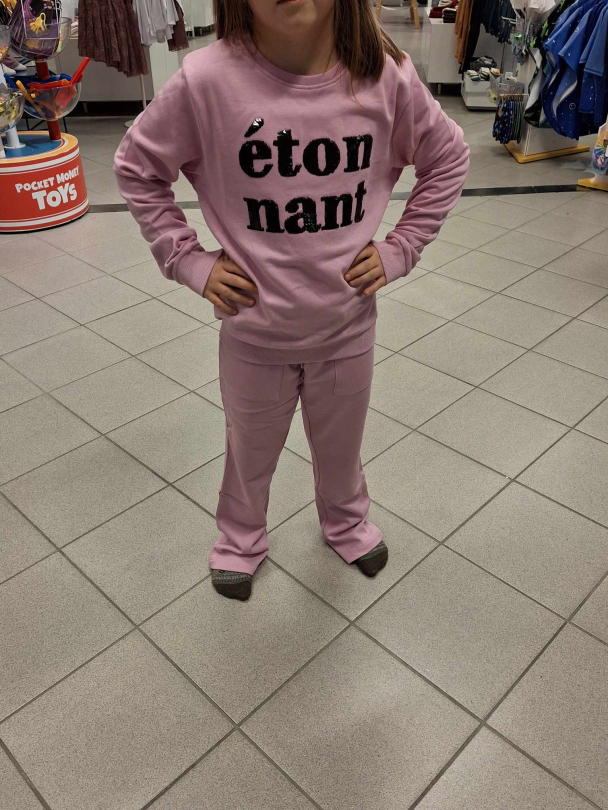 NKFNistrine joggebukse, rosa - Image 3