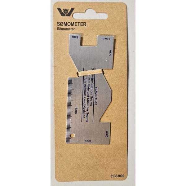 Sømometer i metall 