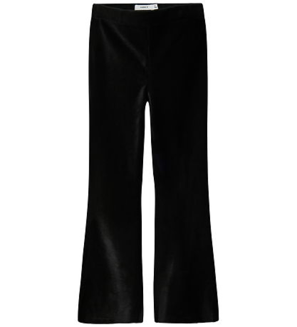 NKFOringe bootcut velourbukse - Image 1