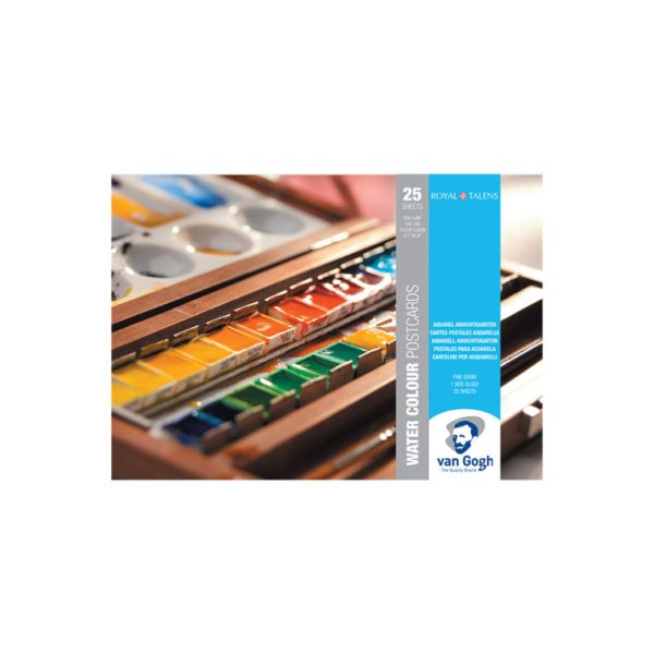 Van Gogh akvarellblokk Postkort 10,5×14,8cm – 300g – 25 ark