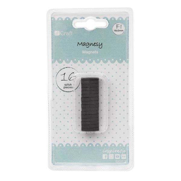 Magneter Ø 16 mm 16 stk