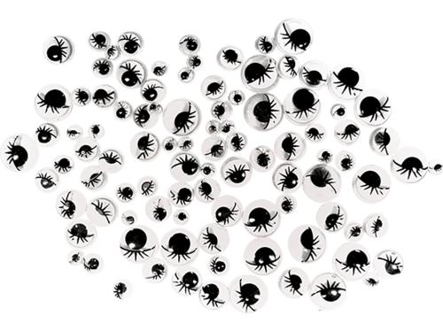 Øyne m/øyenvipper mix – 100stk