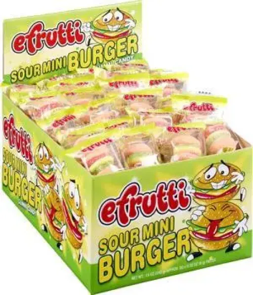 EFRUTTI GUMMI MINI SOUR BURGER 9g