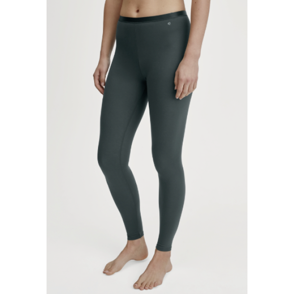 Natural comfort leggings, deep emerald green