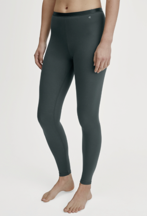 Natural comfort leggings, deep emerald green