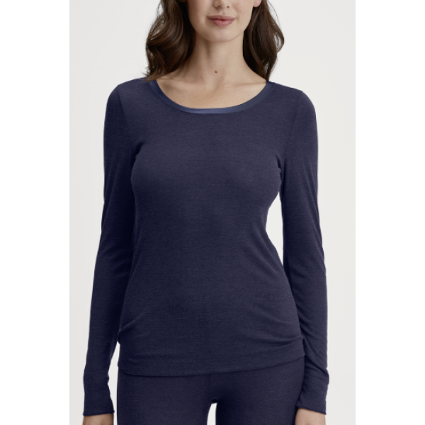 True confidence top long sleeve, evening blue