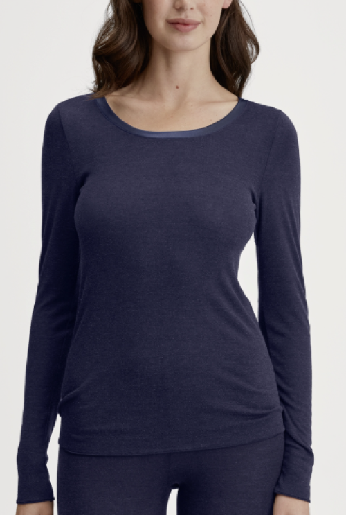 True confidence top long sleeve, evening blue