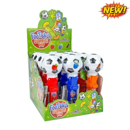 FUNNY CANDY FOOTBALL SURPRISE POP 10g