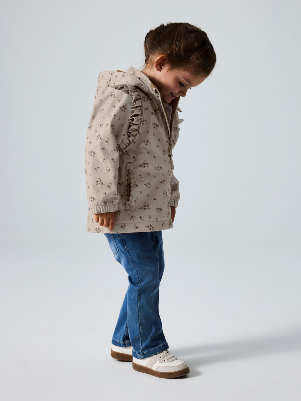 NMFAlfa softshelljakke, beige - Image 3