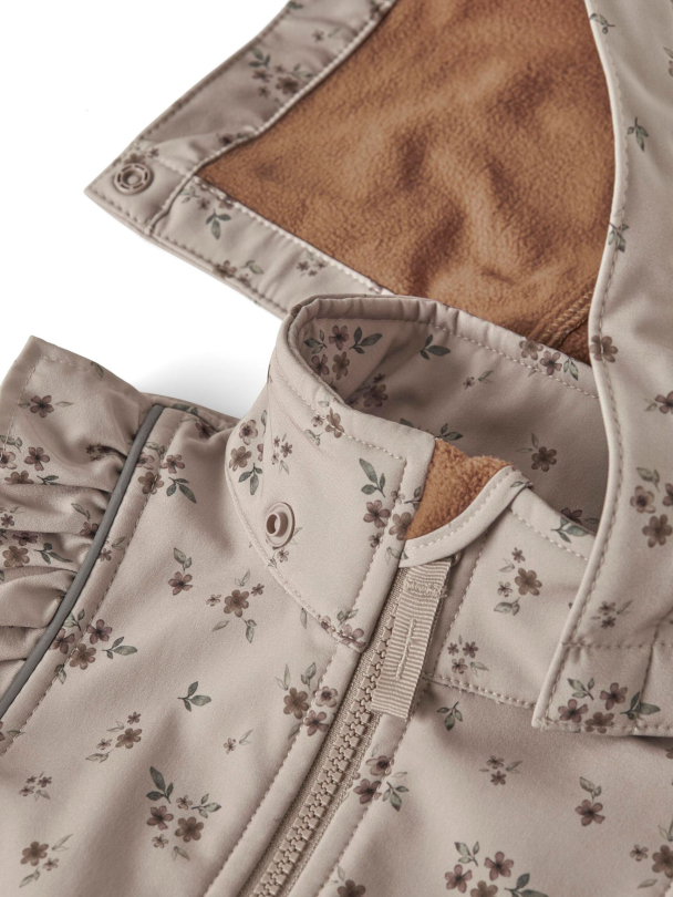 NMFAlfa softshelljakke, beige - Image 5