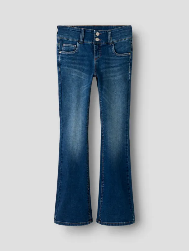 NKFPolly bootcut jeans, blå - Image 1